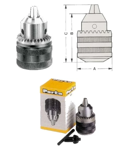 0004183 per mandrino a cremagliera completo di chiave - Immagine 1