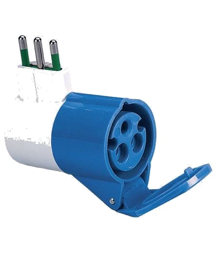 Adattatore industriale cee fanton – Sp 2p+t 16a Blu - Immagine 1