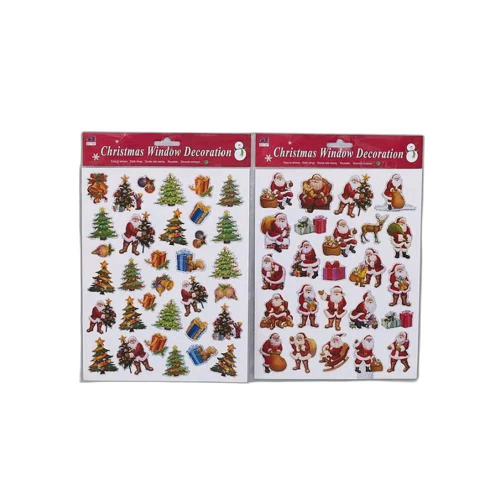 Adesivi natalizi vari vetro - Immagine 1