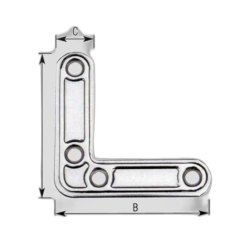 Angolo rinforzo leggero stampato a.153 - Immagine 1