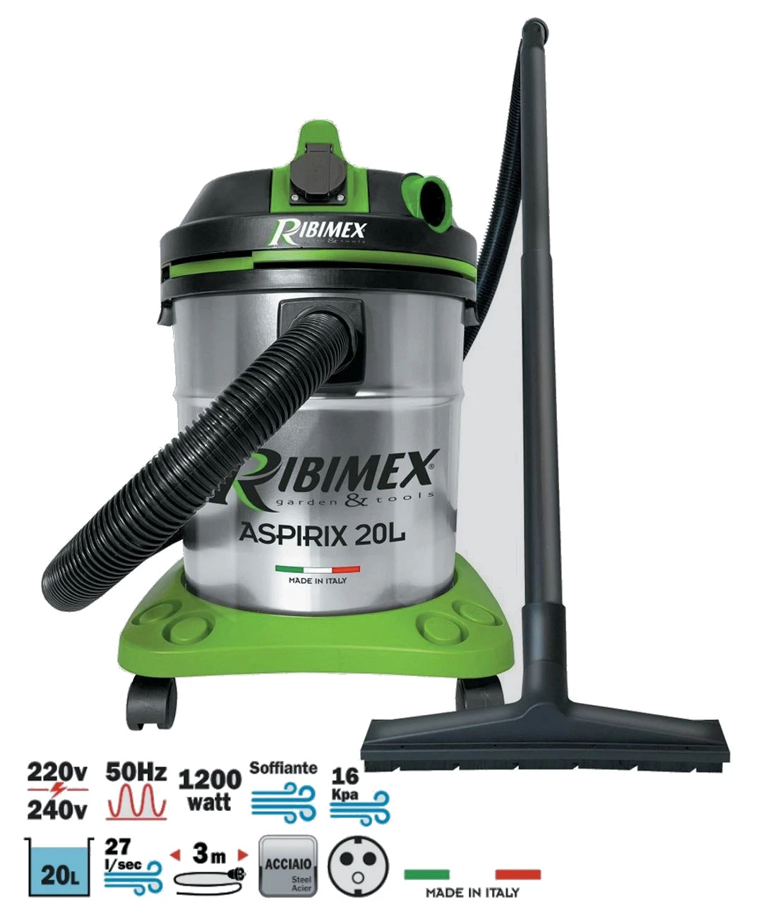 Aspirapolvere e liquidi aspirix lt.20 - Immagine 1