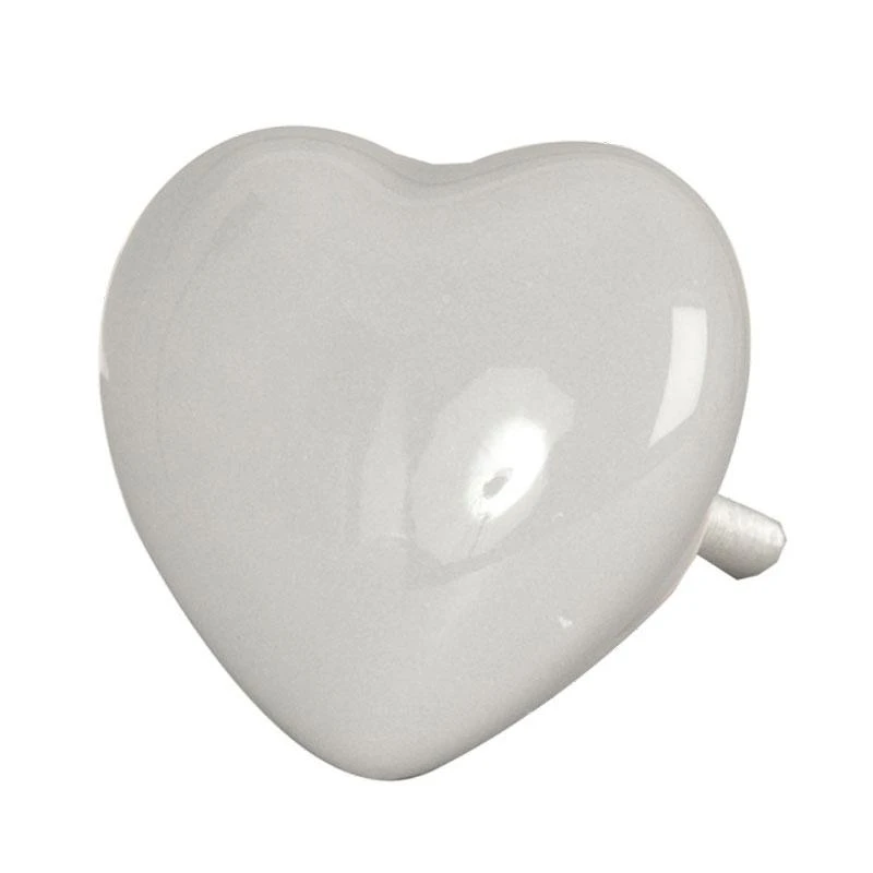 Pomello per porta a cuore - cm.4x4h - Immagine 1