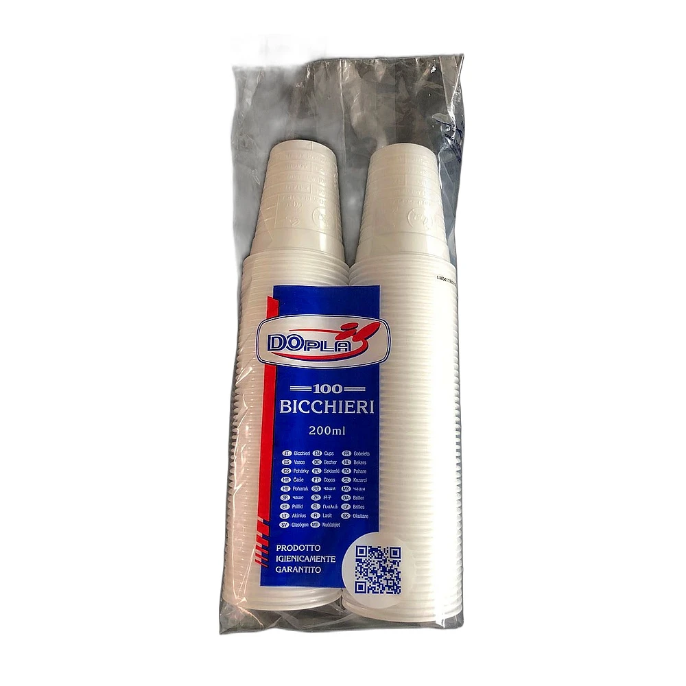 Bicchiere in plastica marcato - Immagine 1