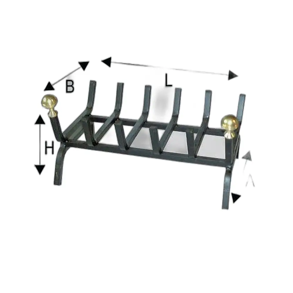 Brucialegna rettangolare pesante - Immagine 1