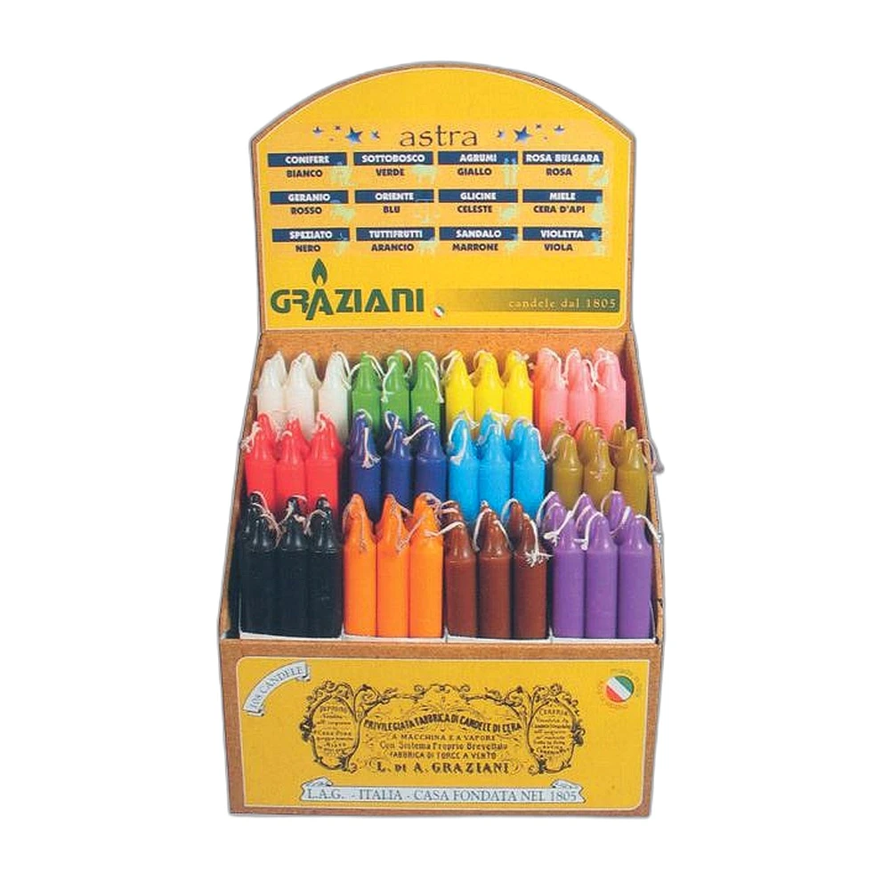 Candele profumate astra – Colore: giallo - Immagine 1