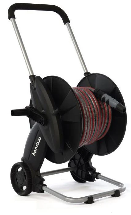 Carrello avvolgitubo bamboo completo di tubo - Immagine 1