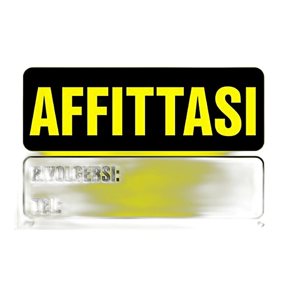 Cartello "affittasi" – Dimensioni: cm 30x20 - Immagine 1