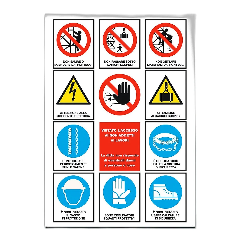 Cartello ediltarga informativo cantiere - Immagine 1