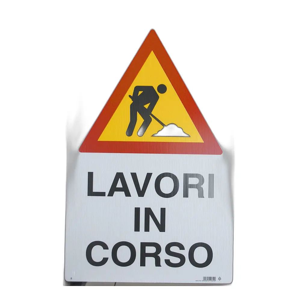 Cartello polionda lavori in corso - Immagine 1