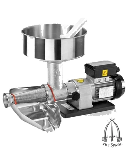 Carter paraspruzzi per spremipomodoro elettrico med-junior inox tre spade - Immagine 1