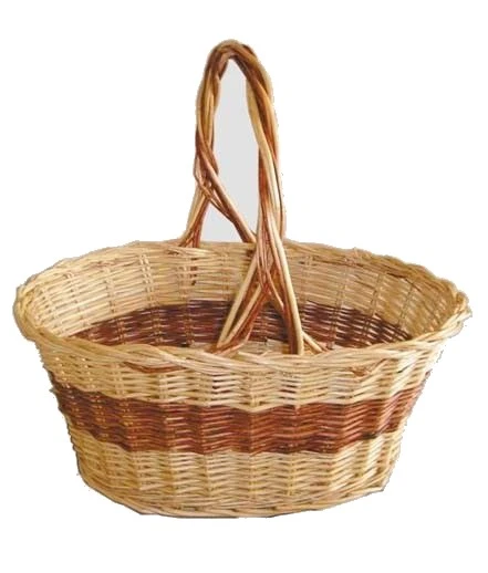Cesto vimini ovale - Immagine 1