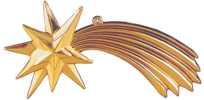 Cometa oro cm.15 v-5017/d - Immagine 1