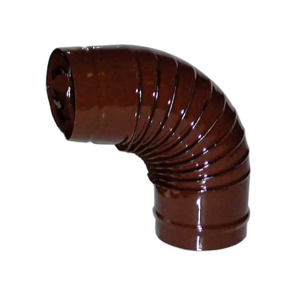 Curva chiusa con bordo antiovalizzante lamiera porcellanata marrone - Immagine 1