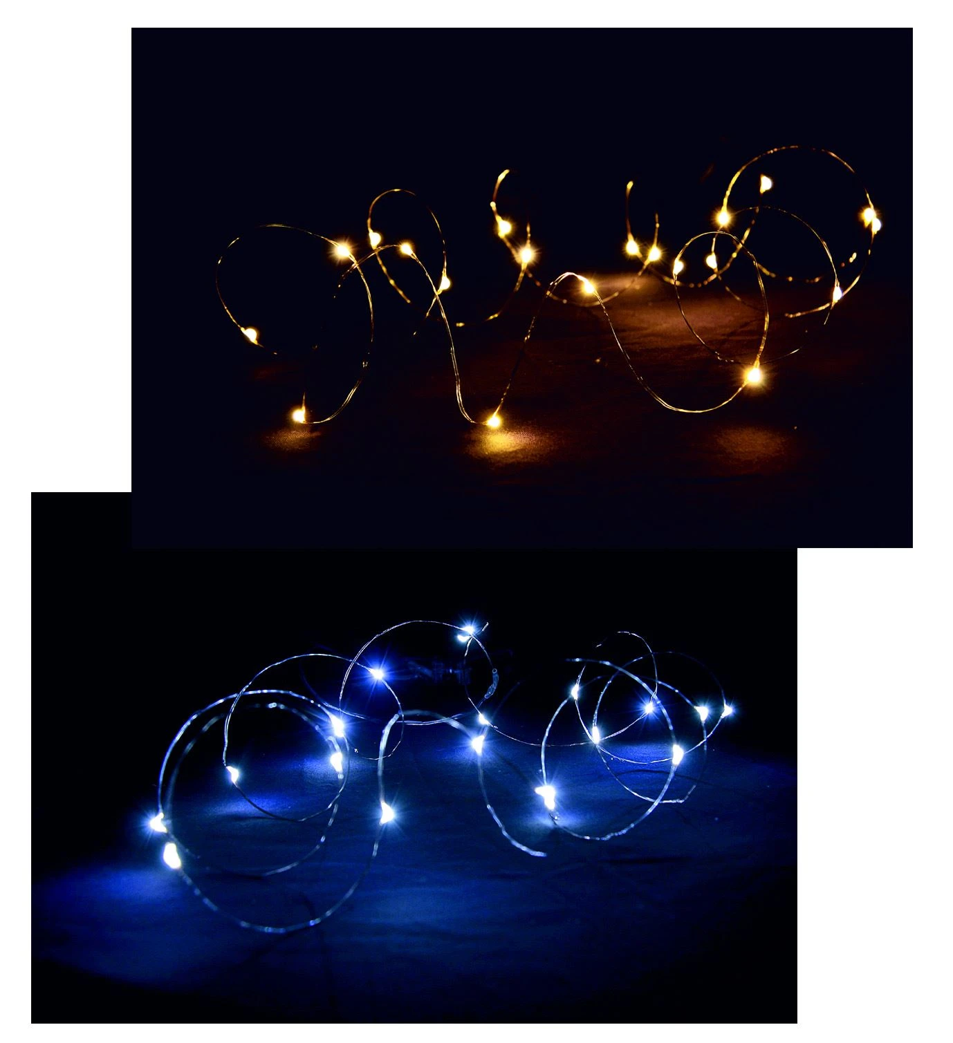 Gocce led c/filo rame - Immagine 1
