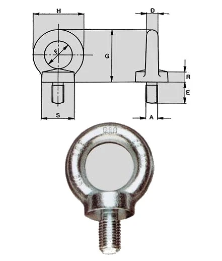 Golfare maschio zincato din 580 - Immagine 1