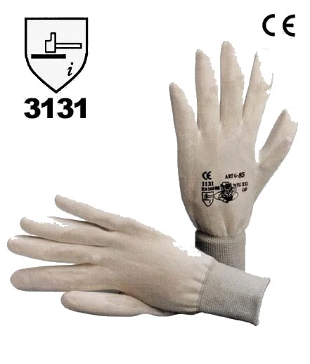 Guanto poliuretano – Colore: bianco - Immagine 1