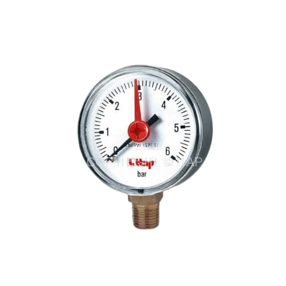 Manometro 6 ate per idrosfera attacco radiale a.482r - Immagine 1