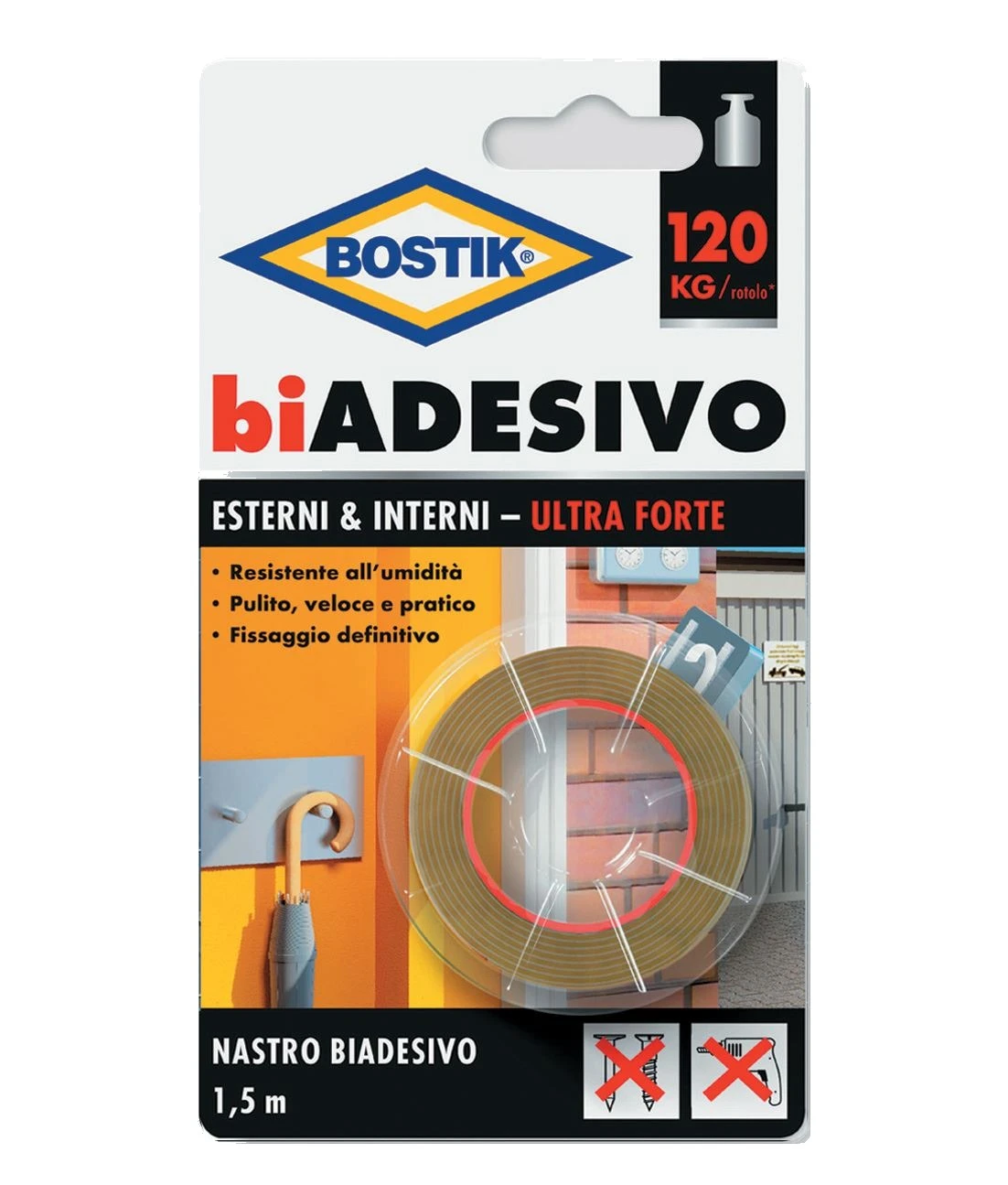 Nastro bostik biadesivo extra forte - Immagine 1