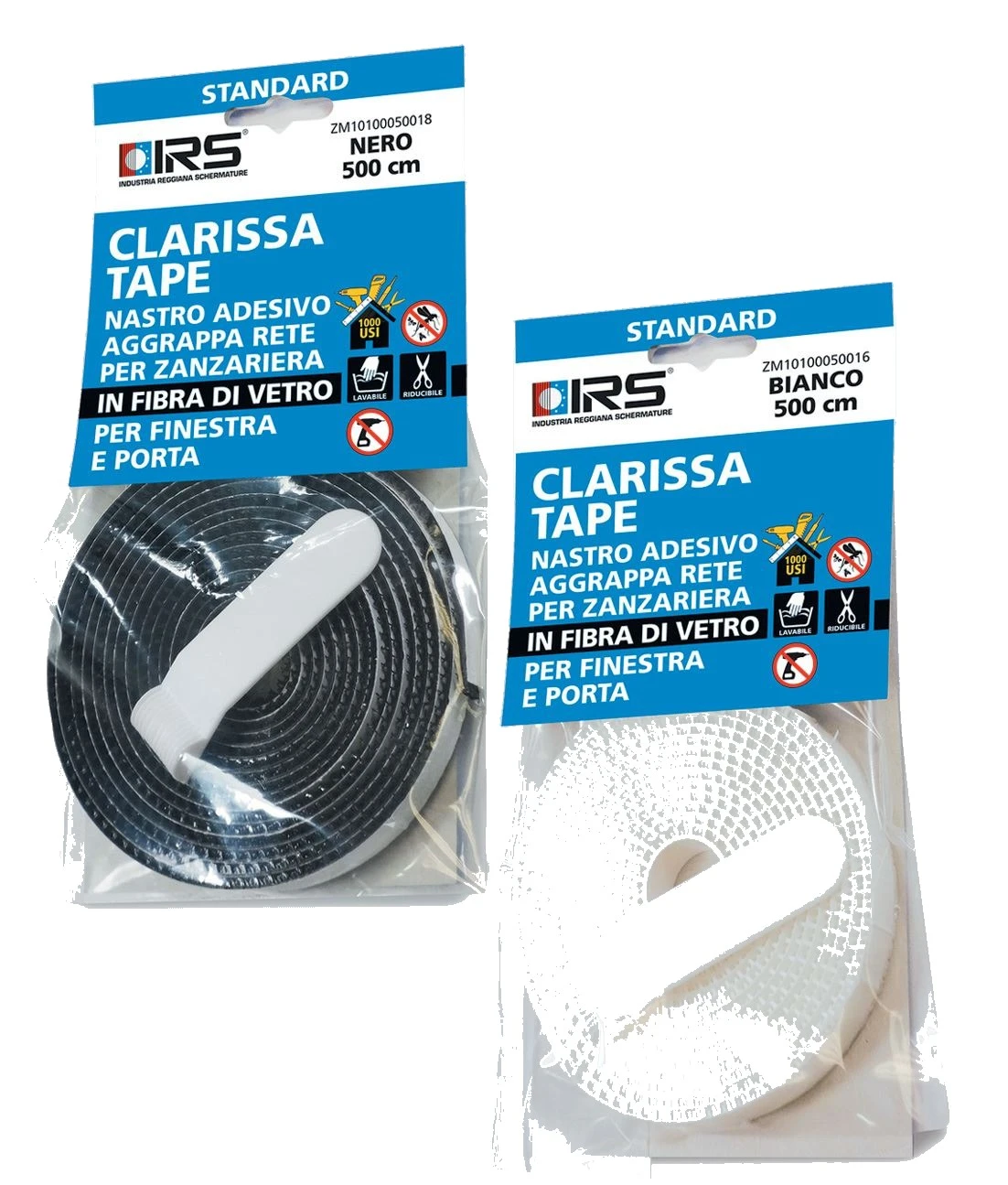 Nastro velcro maschio/femmina per zanzariera irs - Immagine 1