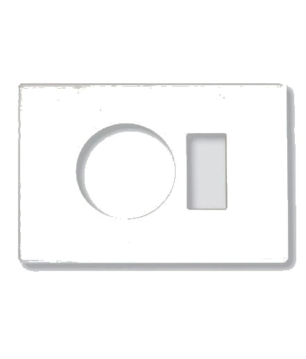 Placca resina per schuko - Immagine 1