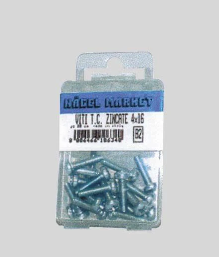 Vite per metallo testa cilindrica zincata taglio a croce - Immagine 1