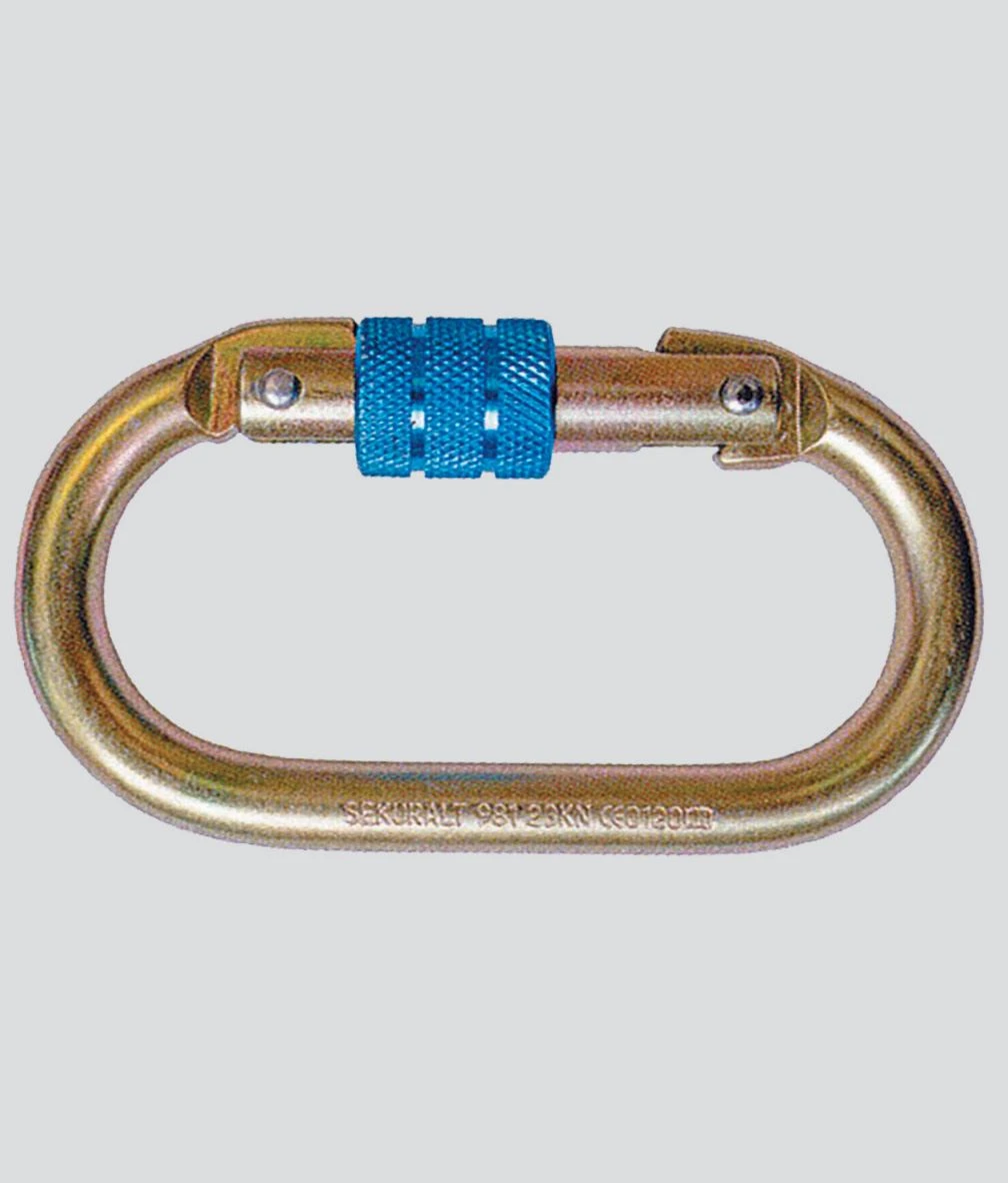 Moschettone ovale in acciaio - Immagine 1