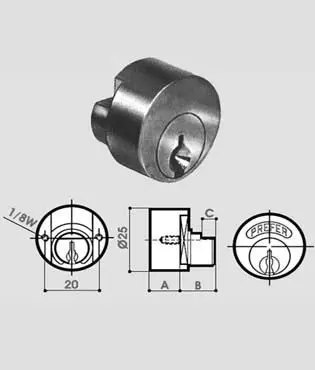 Cilindro prefer tondo - Immagine 1