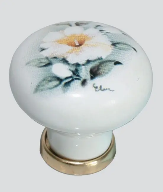 Pomolo tondo ceramica - Immagine 1