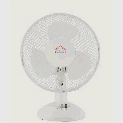 Ventilatore tavolo dcg bianco d.25 - Immagine 1