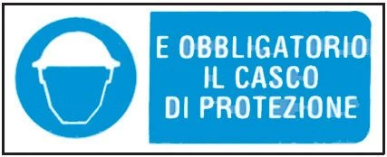 Cartello – Obb/Casc/Sic - Immagine 1
