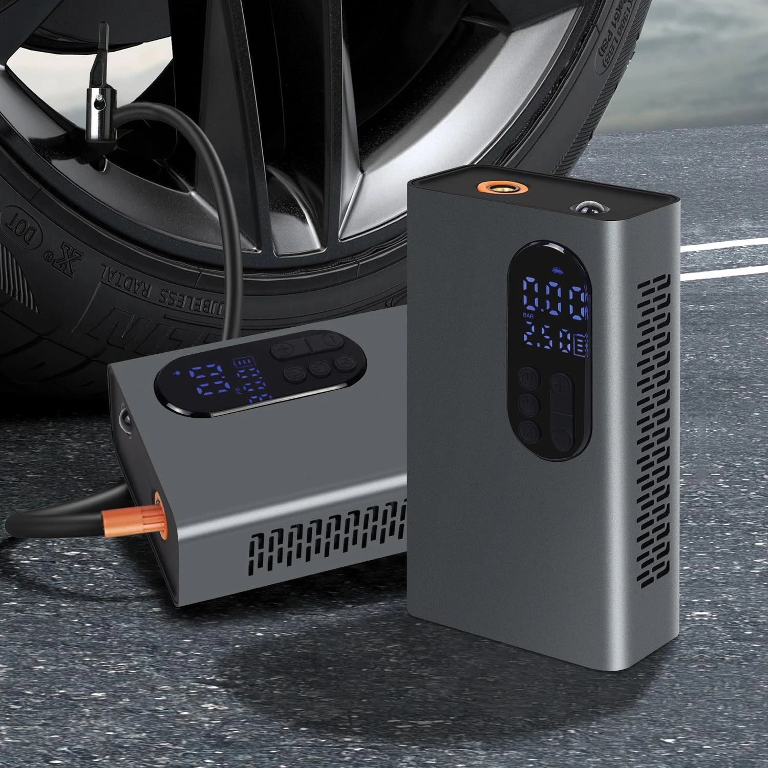 Compressore mini portatile ricaricabile 10 bar - Immagine 1