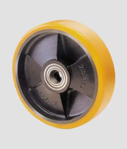 Ruota industriale ghisa con rivestimento in poliuretano avolan a.14 - Immagine 1