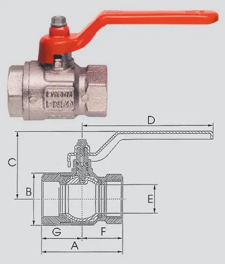 Valvola a sfera ideal a passaggio totale a.90 - Immagine 1