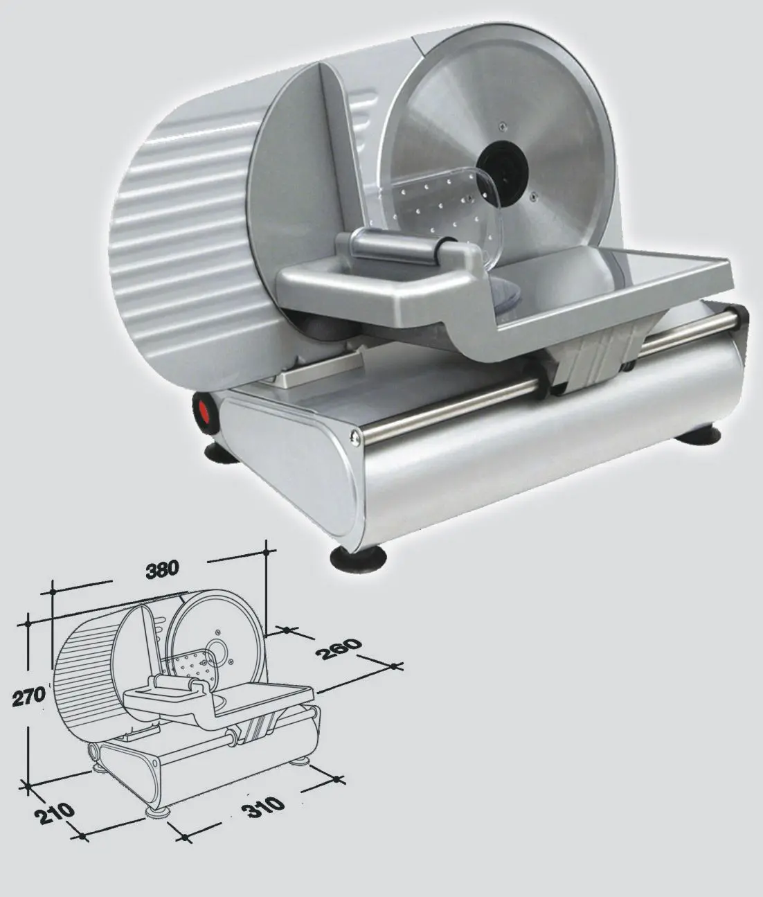 Affettatrice ausonia l190 ce - Immagine 1