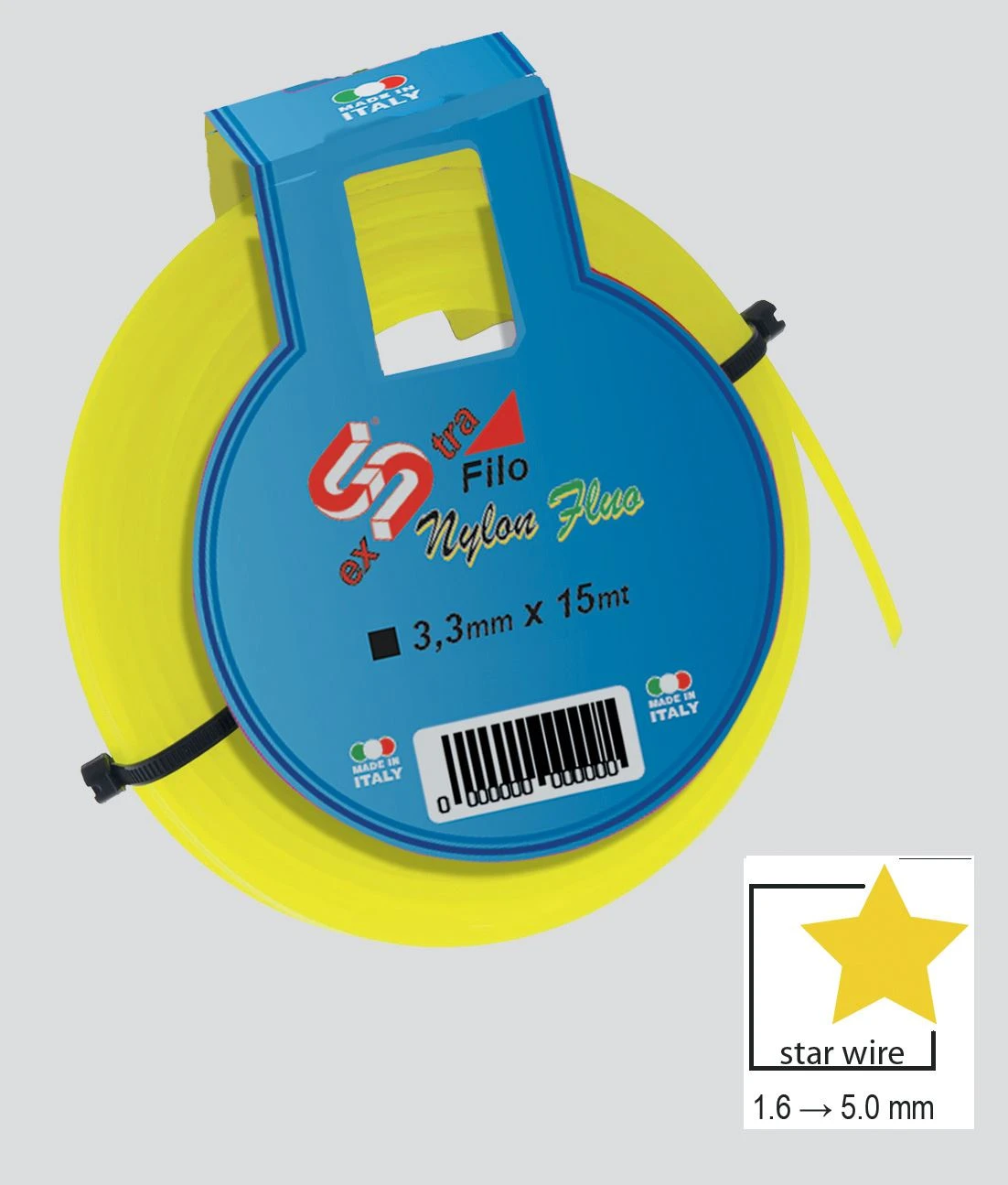 Filo extra nylon fluo stellare – Ø: 2,4 - Immagine 1