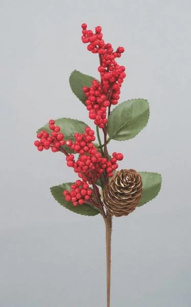 Decorazione bacche natale - Immagine 1