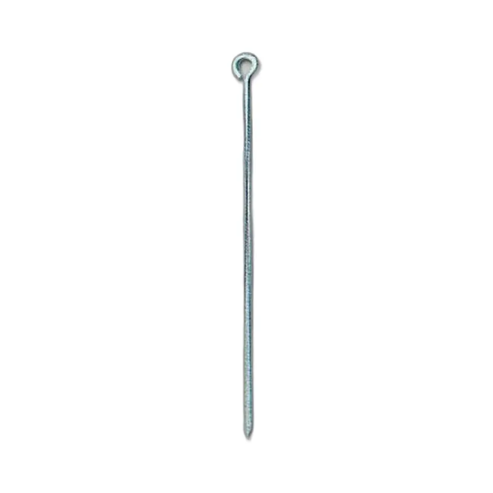 Spiedino inox con anello a.122 – Misura 300x4 mm (cf. 6 pz) - Immagine 1