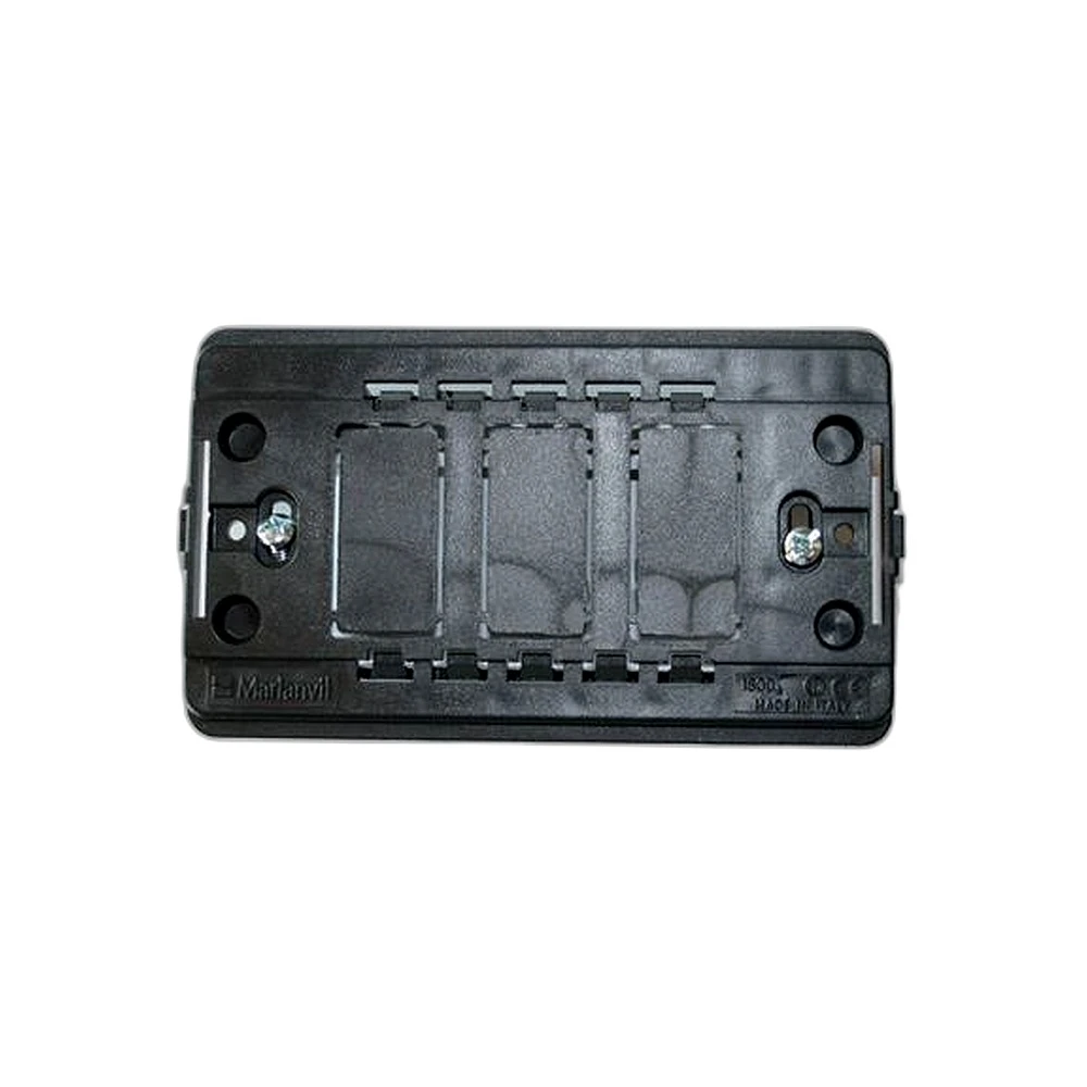 Supporto interruttore 3 posti - Immagine 1