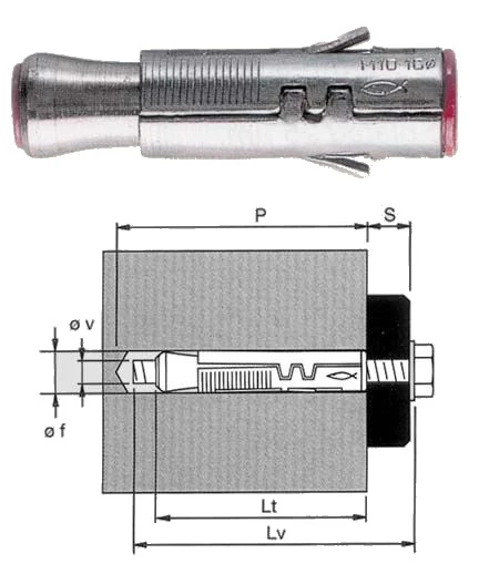 Tassello ancorante acciaio fischer slm - Immagine 1