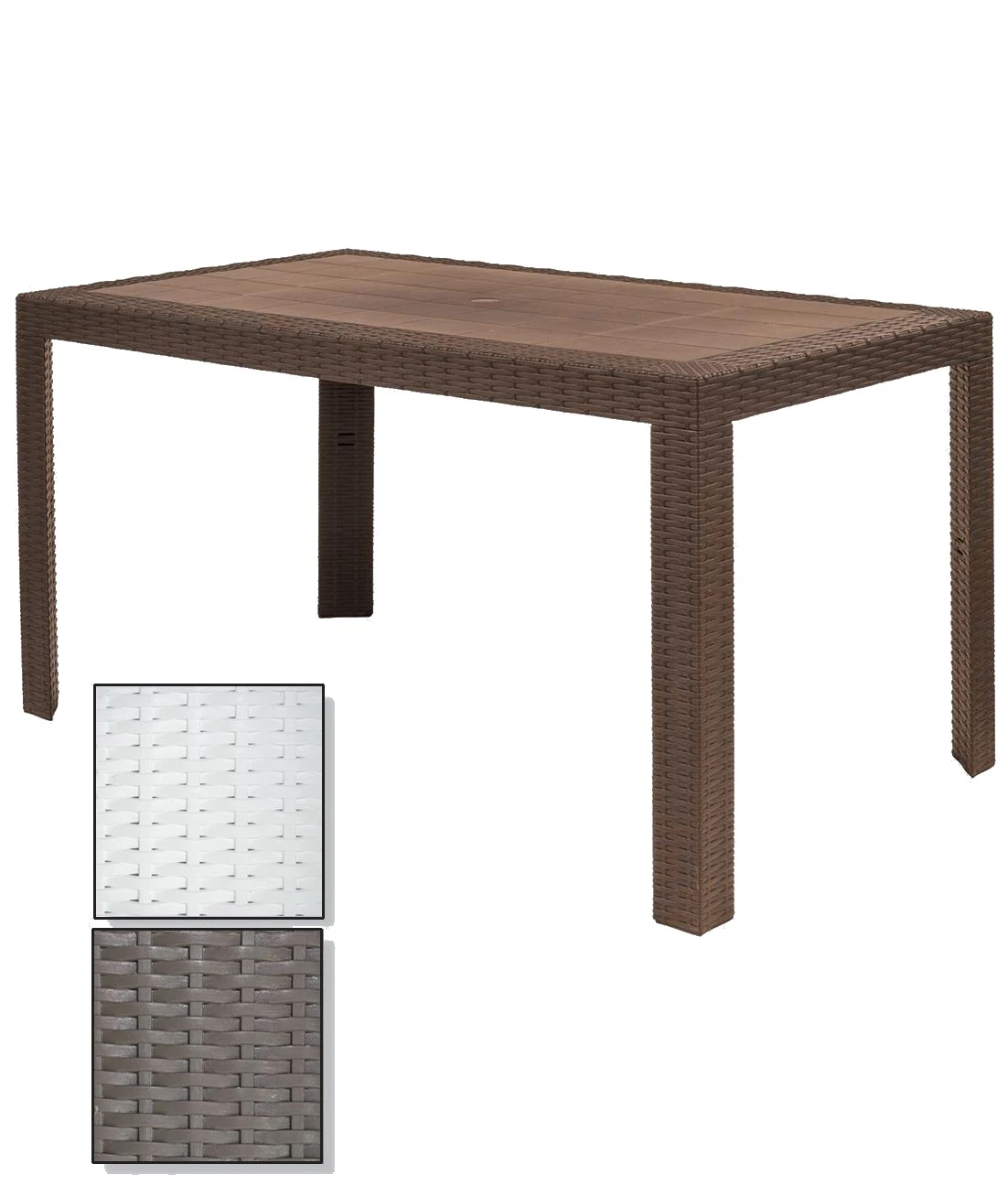 Tavolo urano 140x80 espresso - Immagine 1