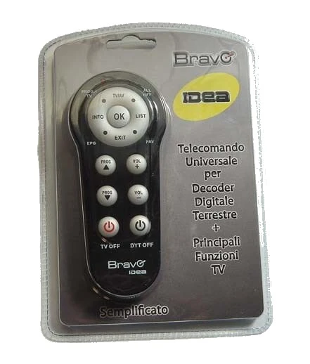 Telecomando bravo idea universal semplificato - Immagine 1