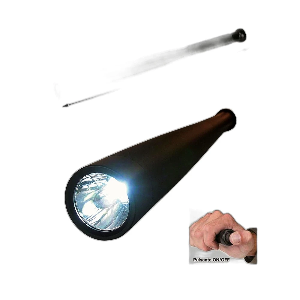 Torcia led in alluminio a batteria defender - Immagine 1