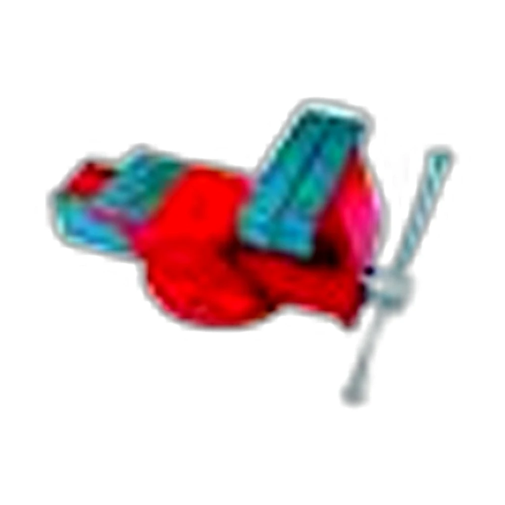 Morsa acciaio con base tonda fissa