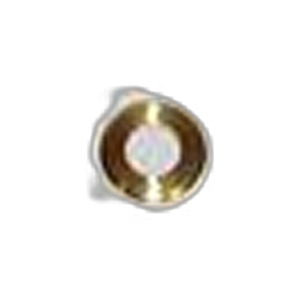 Rondella in ottone piana tornita