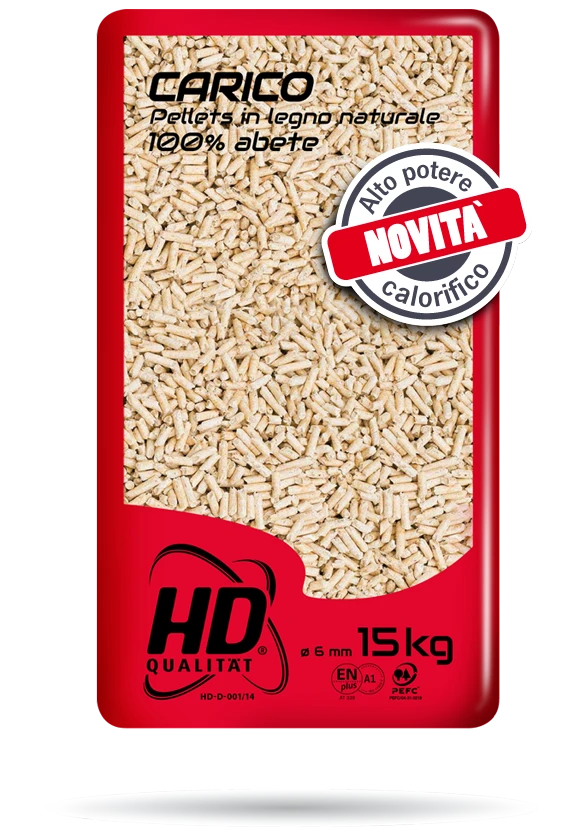 Pellet Carico per stufa 100% Abete En Plus A1 - 15 kg