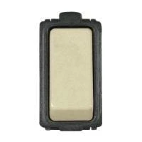 Interruttore unipolare 10 A - 250 V con 1 tasto singolo Avorio
