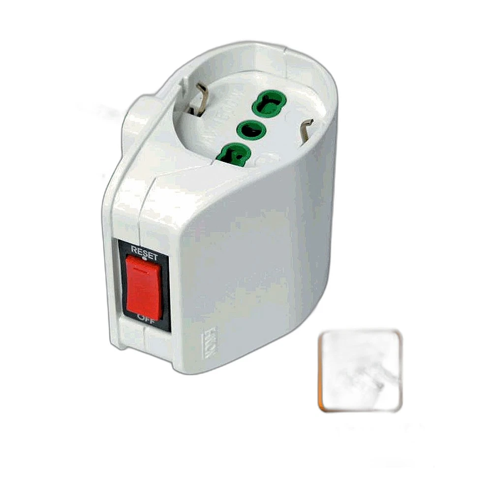 Adattatore civile multiplo con interruttore fanton