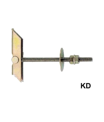 Ancora soffitto con barra fischer kd