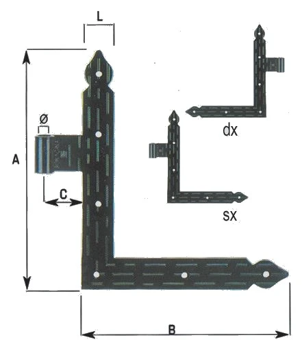 Angolo rigato a.500