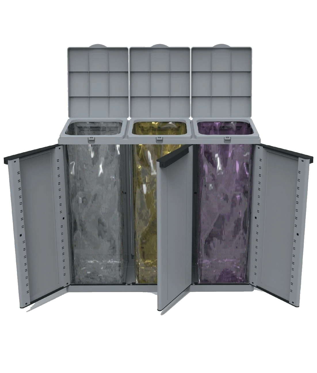 Armadio plastica raccolta differenziata ecoline 3